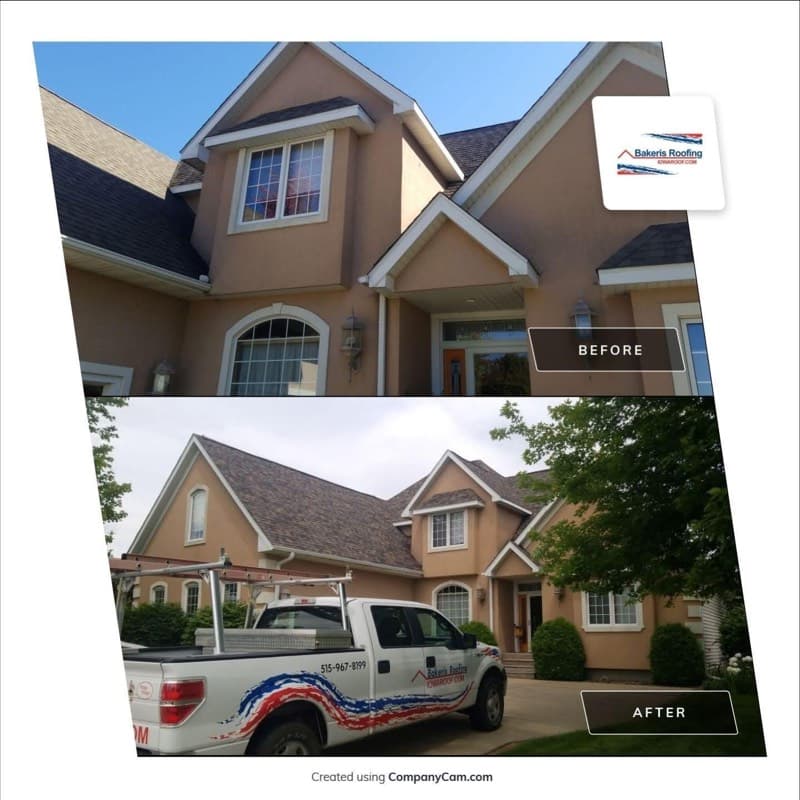 Before and after roofing project 19