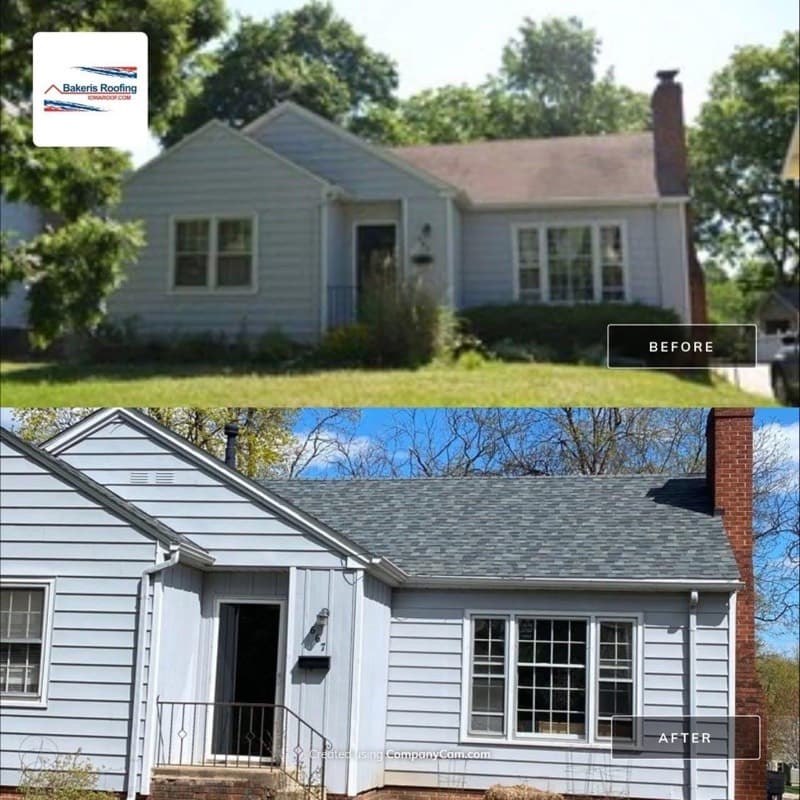 Before and after roofing project 21